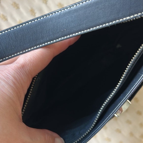 RALPH LAUREN Black Leather Shoulder Bag - Picture 7 of 10